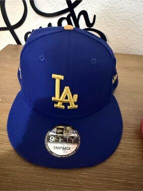 New Era Royal Blue and Gold LA Dodgers 9FIFTY Snapback